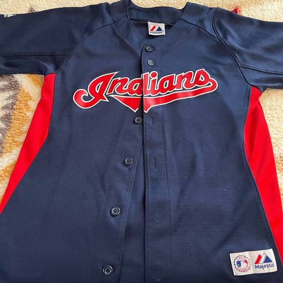Majestic Tops - Cleveland Indians mesh jersey